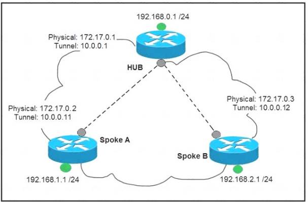 300-410 dumps exhibit