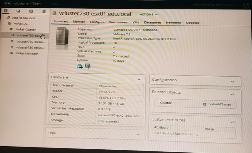 Vce DES-6322 Test Simulator