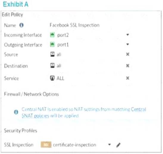 NSE4_FGT-7.0 dumps exhibit