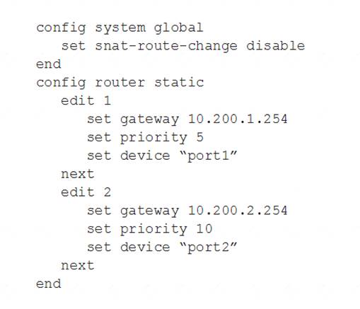 NSE7_EFW-6.4 dumps exhibit